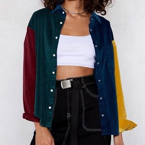 Nasty Gal Corduroy button down